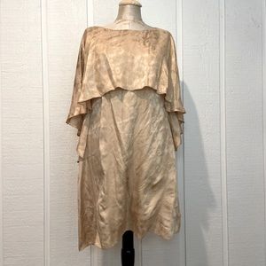 Rachel Zoe Silk Nude Dress w Low Back